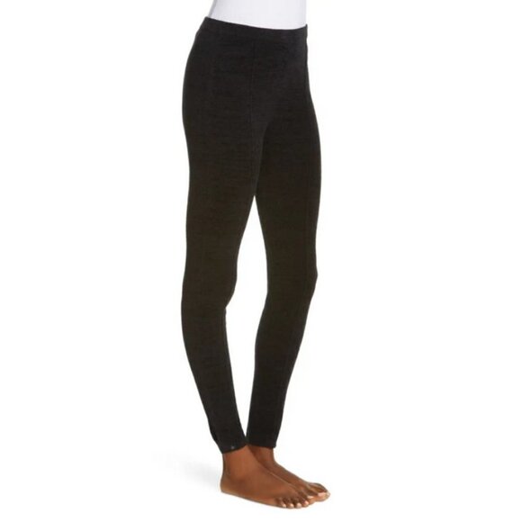 💕BAREFOOT DREAMS💕 CozyChic Ultra Lite Leggings ~ Black Large L NWT - Picture 6 of 16